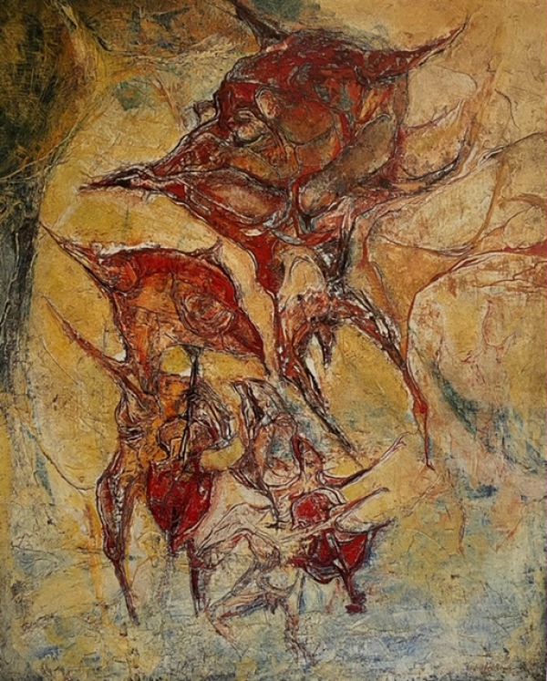 
                  The Musicians, 1965, Oil on canvas, 105 x 85 cm        