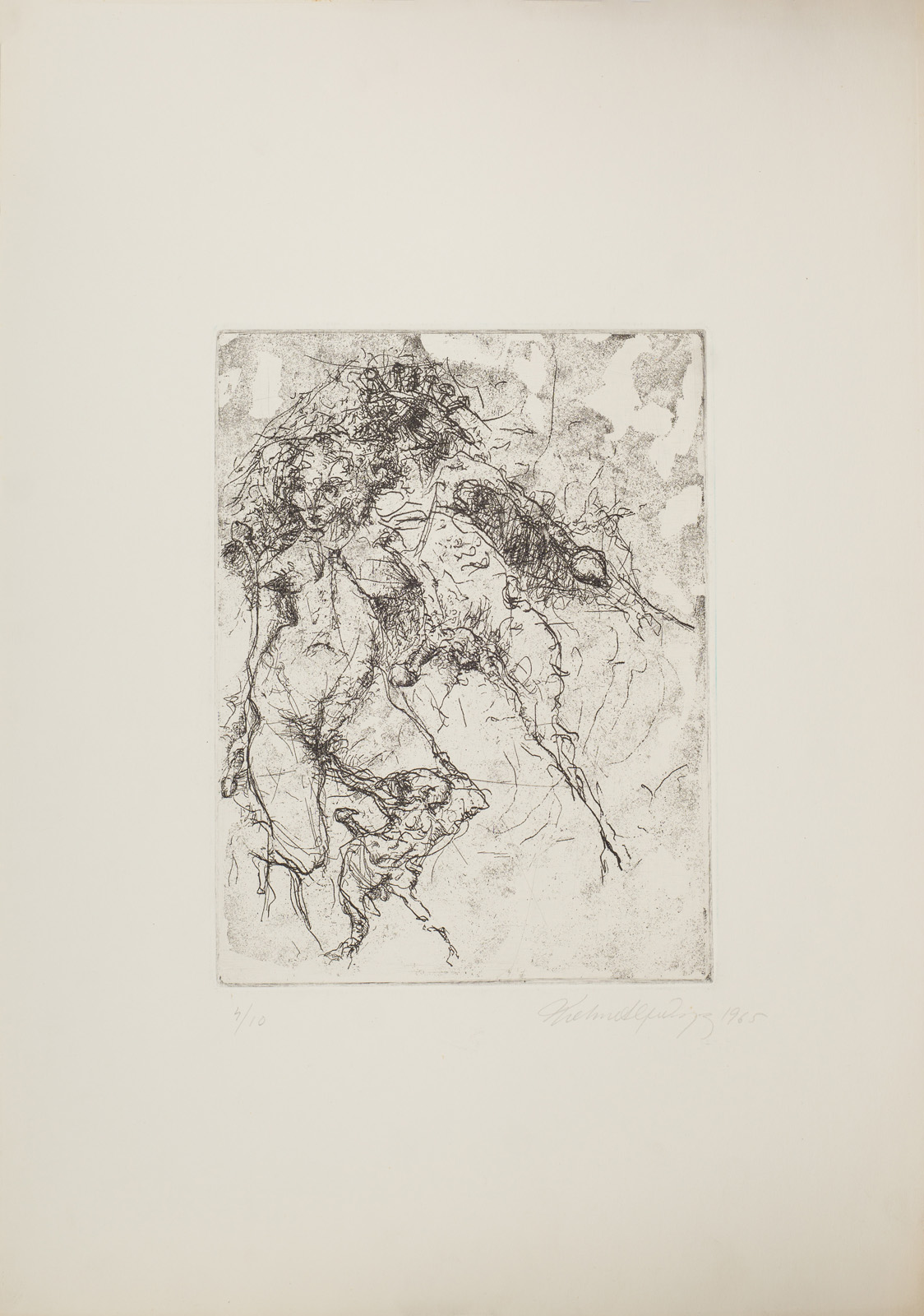 &Untitled 4/10&, 1965, Gravür, 24,5 x 18,5 cm