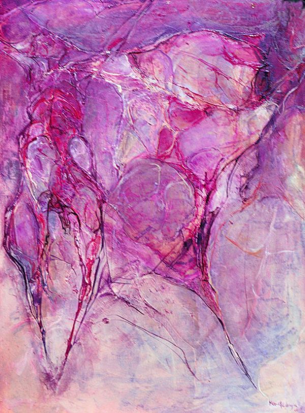 
                  Dance of Skinned Figures I, 1965, Oil on canvas, 100 x 70 cm        