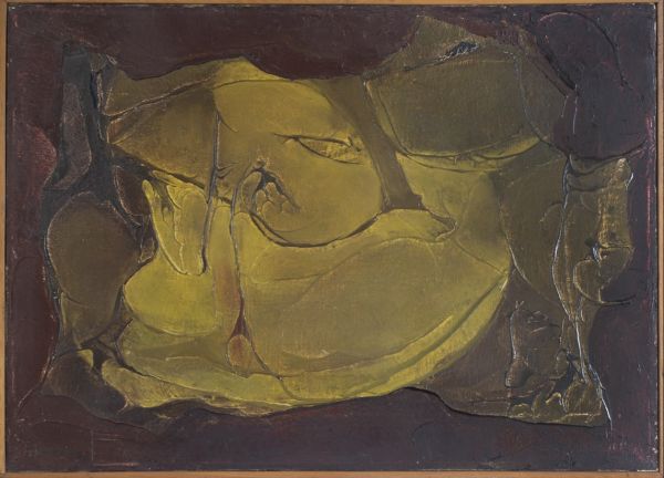 
                  Landscape With Goat, 1965, Oil on canvas, 59,5 x 70 cm        