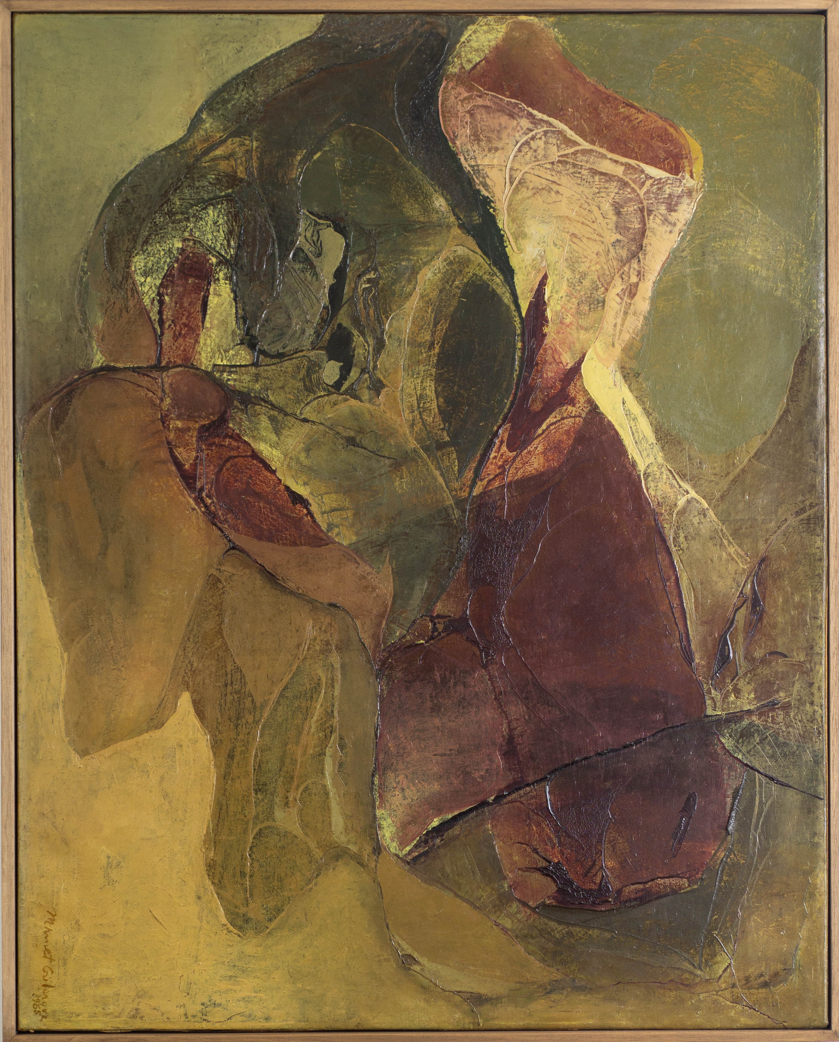 &Landscape&, 1965, Tual üzerine yağlıboya, 81 x 65 cm