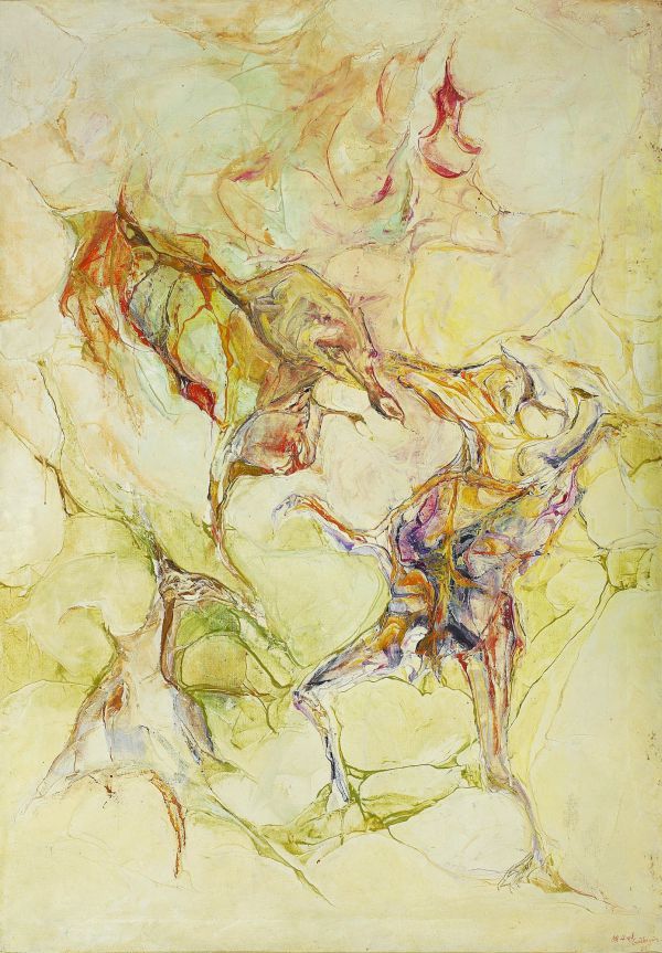 
                  You Also Hit, 1965, Oil on canvas, 130 x 90 cm        
