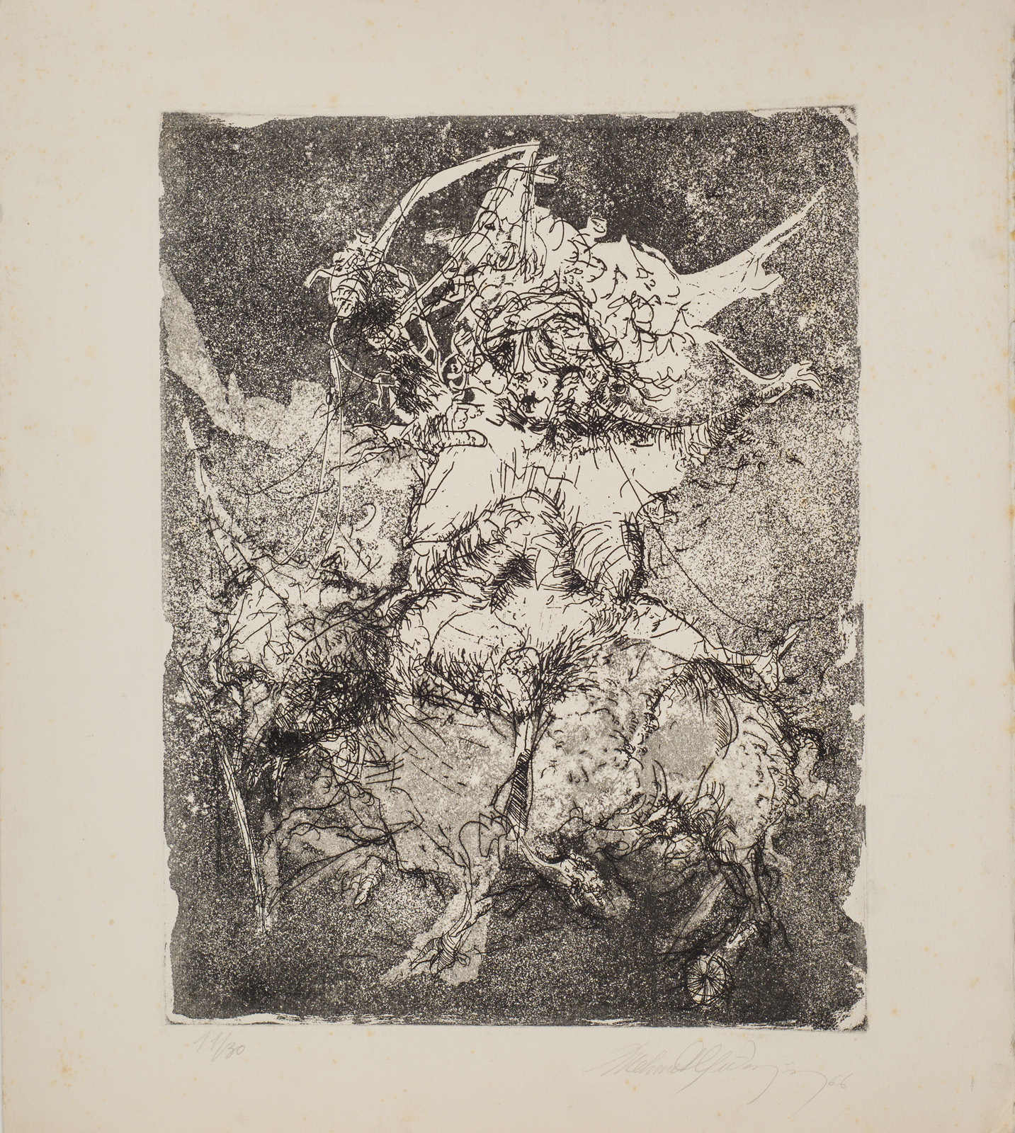 &Untitled 2/10 11/30&, 1966, Gravür, 31,5 x 24 cm