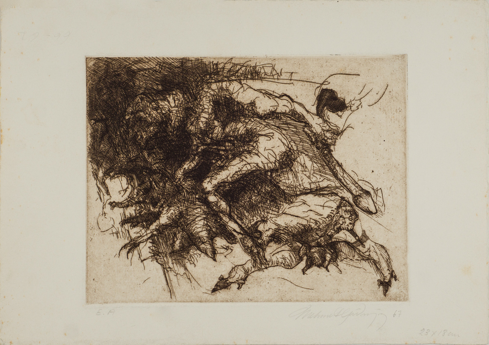 &Untitled E.A&, 1967, Gravür, 17,8 x 23 cm