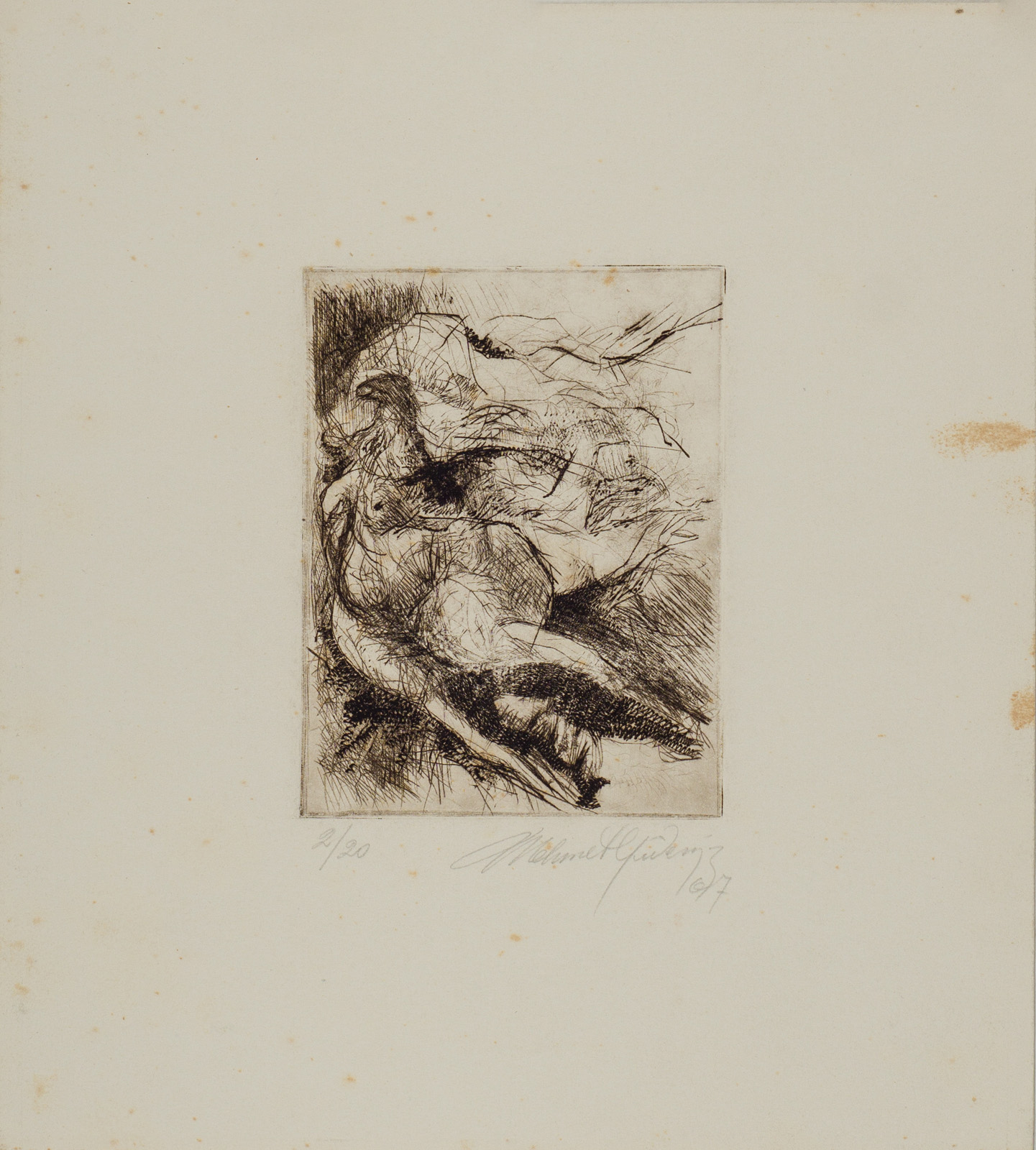 &Untitled 2/20&, 1967, Gravür, 11,5 x 9 cm