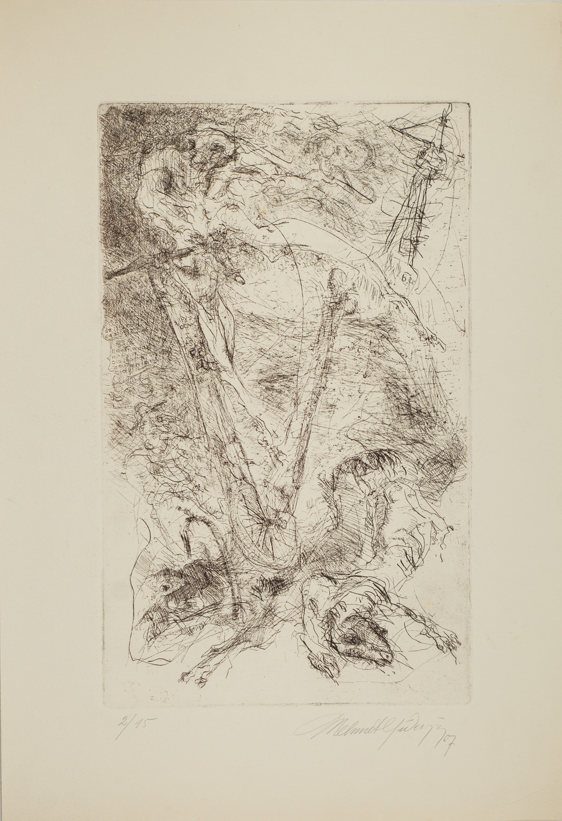 &Untitled 2/15&, 1967, Gravür, 34 x 21 cm