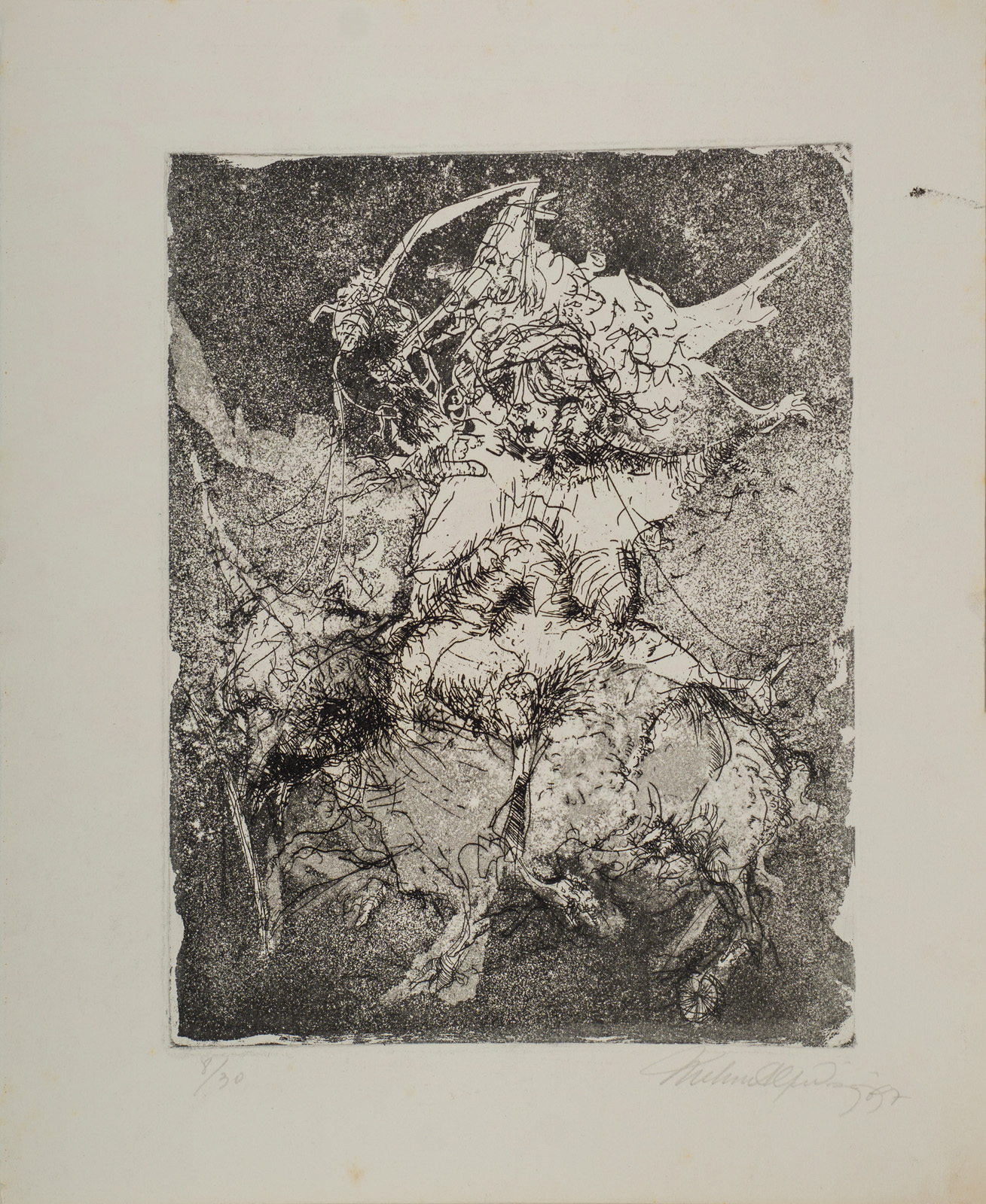 &Untitled 5/30&, 1967, Gravür, 31,5 x 24 cm