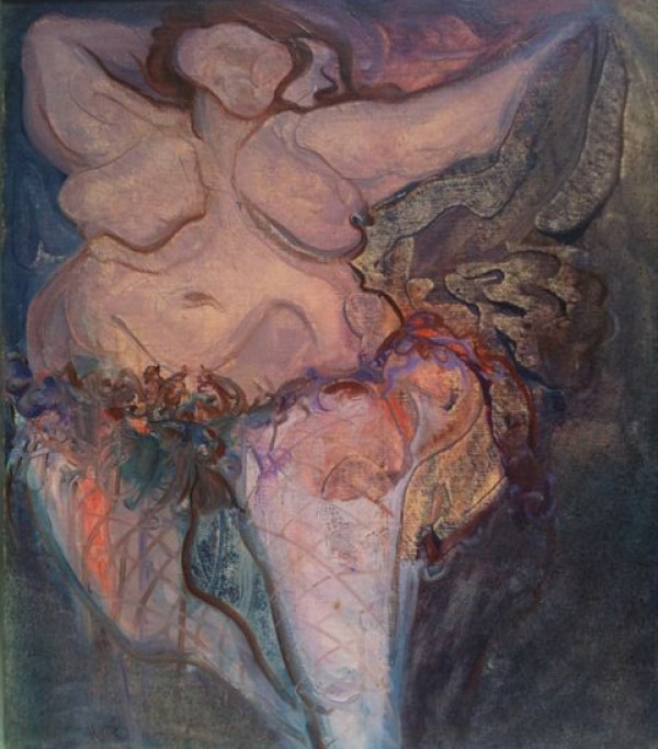&Dancer&, 1969, Tual üzerine yağlıboya, 74 x 65 cm