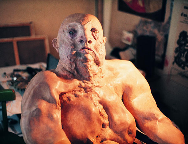 &Fat Man&, 1974, Kağıt hamuru, karışık teknik, 140 x 95 cm