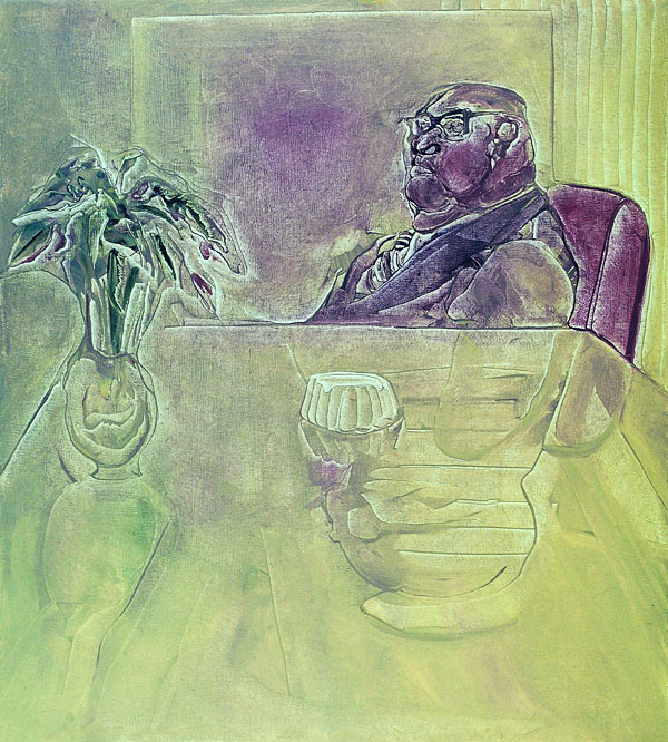 &Mr. Director&, 1975, Tual üzerine yağlıboya, 105 x 90 cm