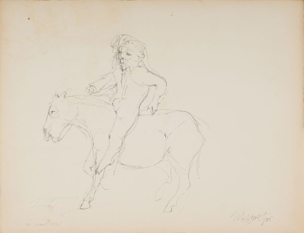 
                  March 20 , 1975 İstanbul, 1975, Rotring on paper, 30 x 37 cm        