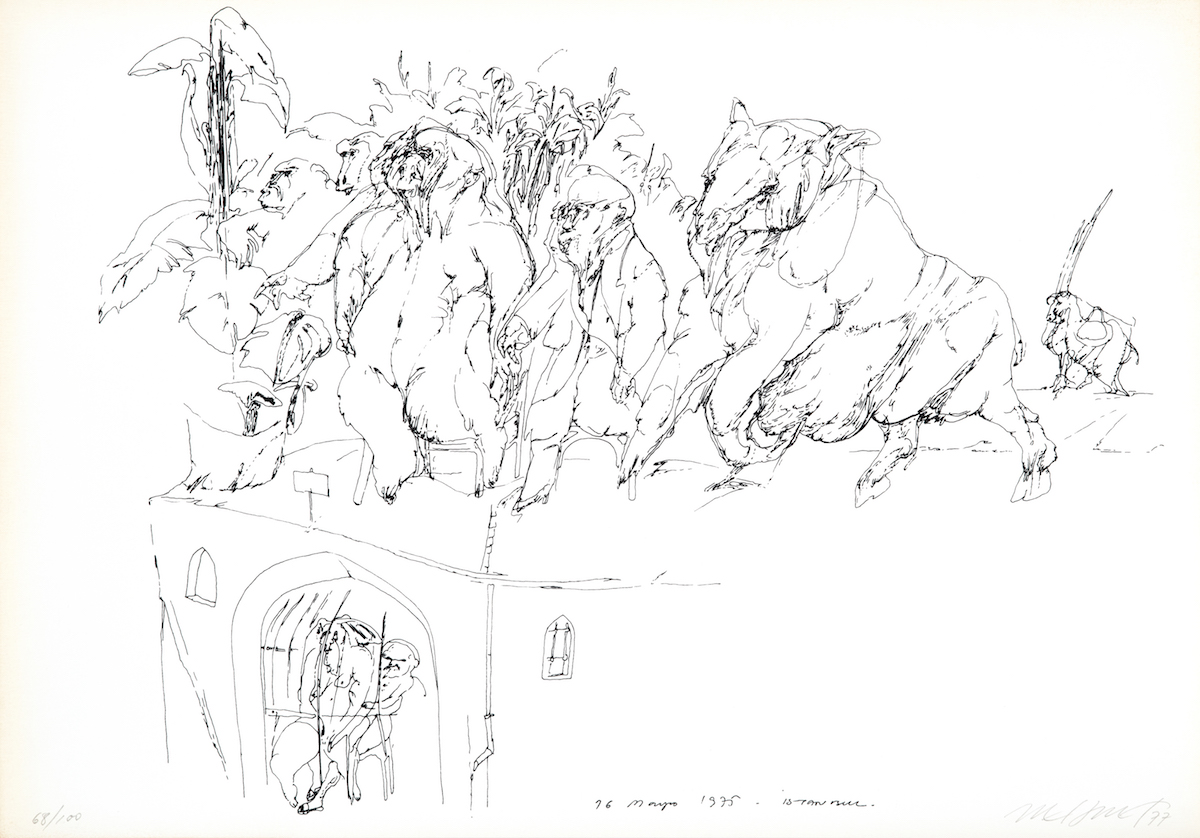 &16 May 1975 Istanbul&, 1977, Serigrafi, 30 x 43 cm