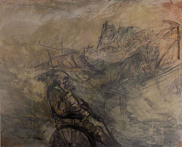 
                  Depressive, 1979, Mixed media, 200 x 250 cm        