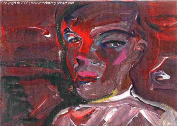 
                  NY, 1982, Acrylic on canvas, 12.5 x 17.5 cm        