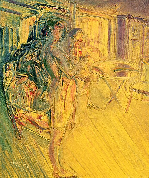 
                  Jealous, 1996, Oil on canvas, 60 x 50 cm        