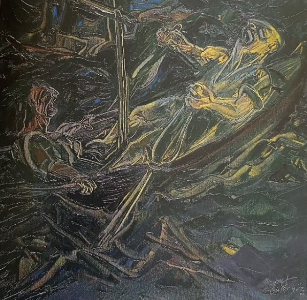 
                  Untitled, 1996, Oil on canvas, 50 x 50 cm        