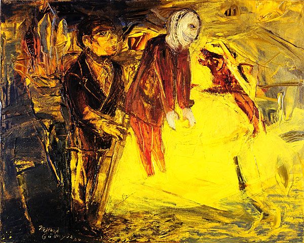 
                  Marionette, 2000, Oil on canvas, 55 x 69 cm        