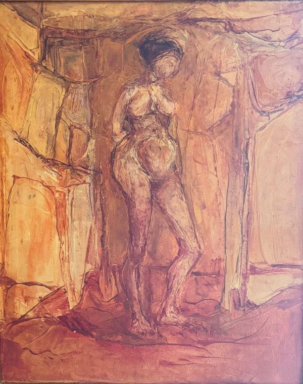 
                  Untitled, 1965, Oil on canvas, 92 x 77 cm        