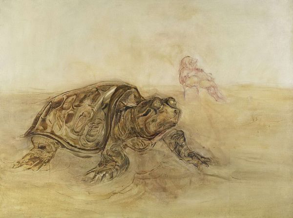 
                  The Turtle, 1974, Oil on canvas, 100 x 130 cm        